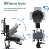 DriveGrip™ 360 degree adjustable car phone holder rotation