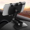 DriveGrip™ adjustable car phone holder mounted with smartphone